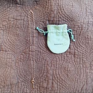 Tiffany and Co. Heart Key Pendant with 16” chain